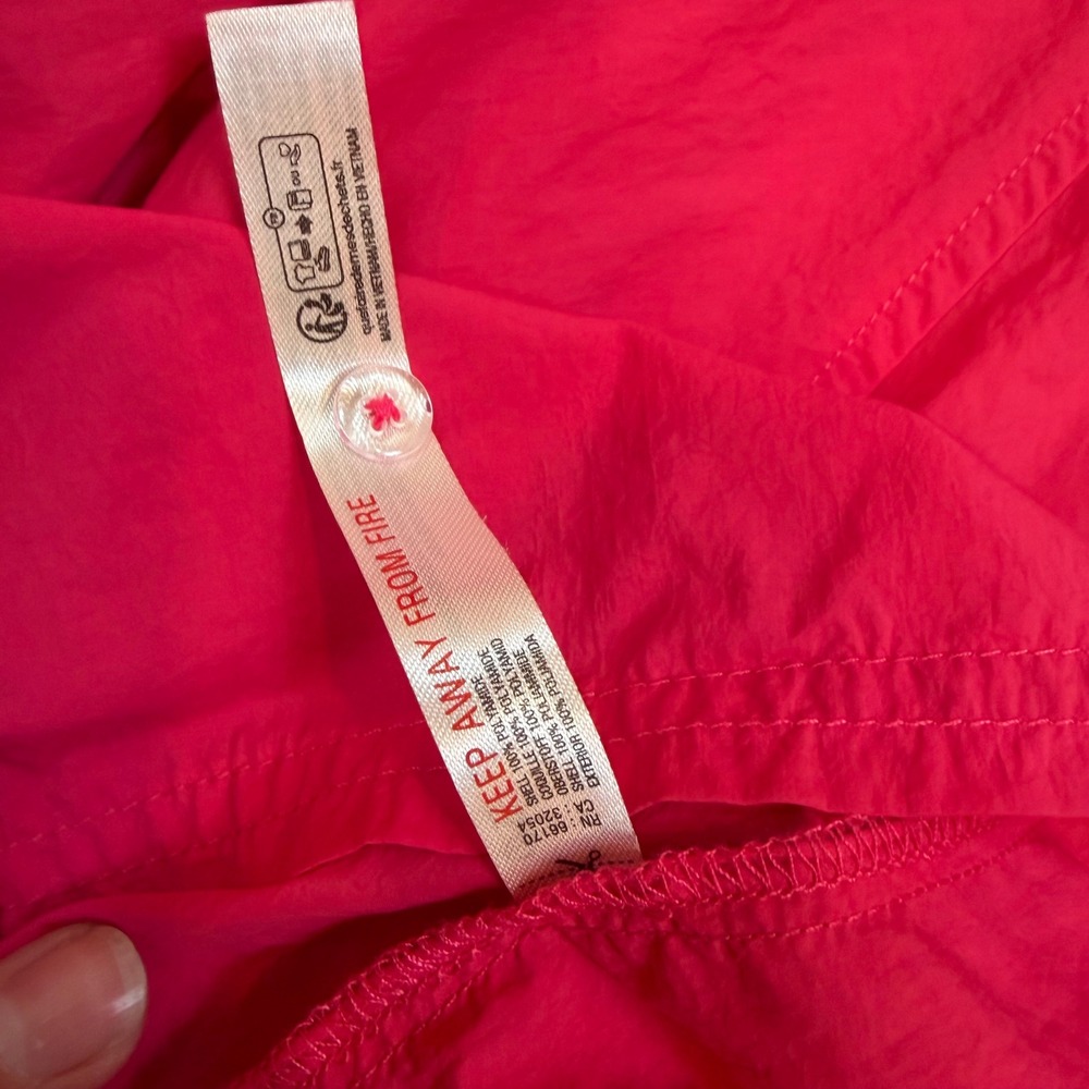 Daily Practice Anthropologie Tiered High-Low Midi Dress Pink Smocked Small - Picture 5 of 13